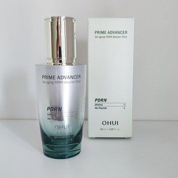 Антивікова сироватка зі спікулами OHUI Prime Advancer De-aging PDRN Booster Shot LKB089 фото