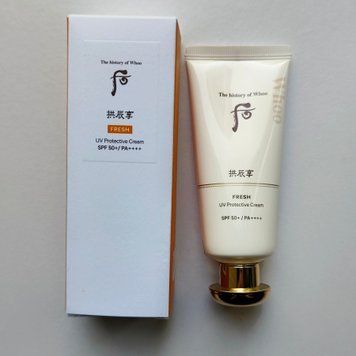 Сонцезахисний крем преміум-класу The History of Whoo Gongjinhyang Fresh UV Protective Cream SPF50+/PA++++ (60 мл) LKB199 фото