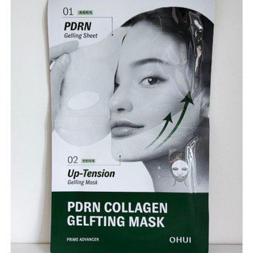 Антивікова ліфтинг-маска OHUI Prime Advancer PDRN Collagen Gel Lifting Mask LKB202 фото