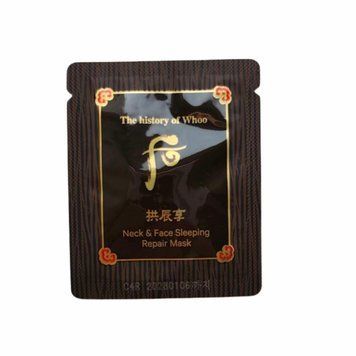 Нічна незмиваєма маска The History Of Whoo Neck and Face Sleeping Repair Mask 2.5 ml LKB111 фото