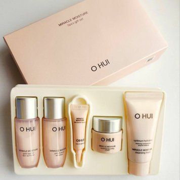 Зволожуючий міні-набір з керамідами OHUI MIRACLE MOISTURE MINIATURE 5 SET LKB126 фото