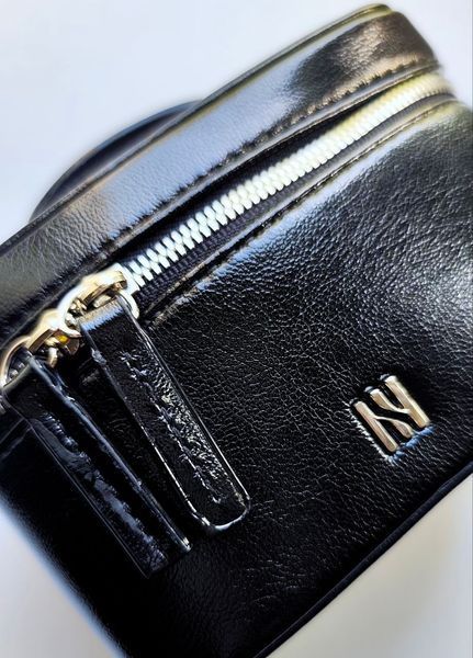 Компактний чорний б&rsquo;юті-кейс HERA Black Mini Bag (11&times;7&times;7 см) LKB229 фото