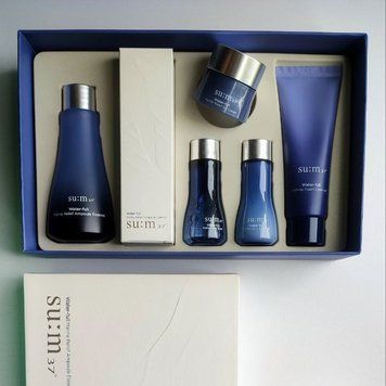 Зволожуючий і заспокійливий набір SU:M37 Water-full Marine Relief Ampoule Essence Special Set LKB033 фото
